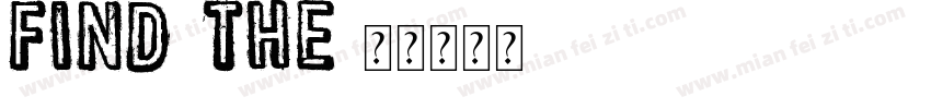 Find the字体转换